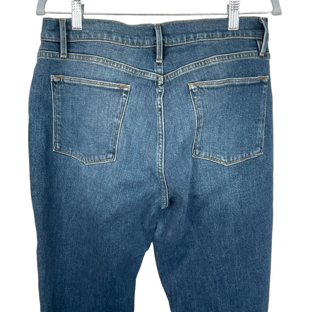 Frame Le High Straight Raw Hem Jeans - Picture 3 of 8